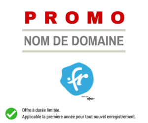 Promotion sur le nom de domaine .FR